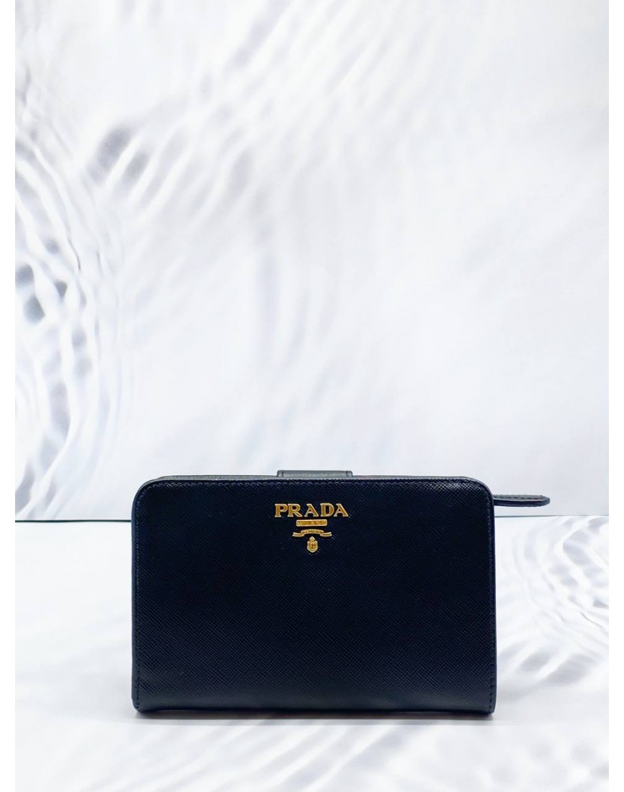 Mini wallet online prada